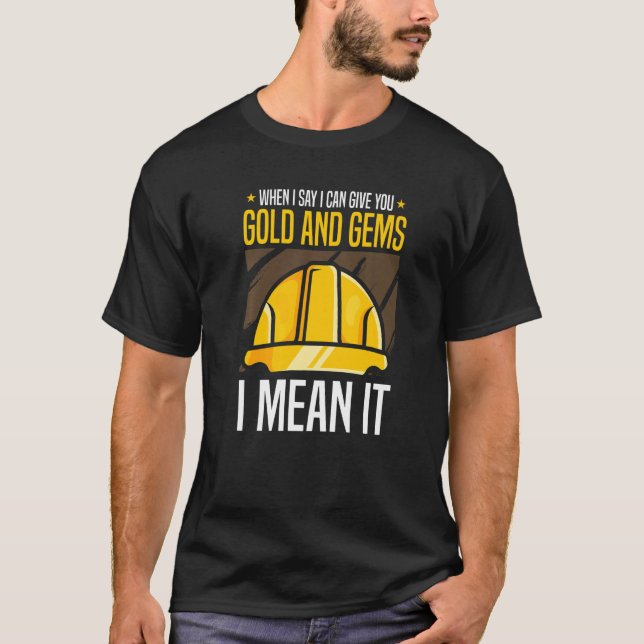 Camiseta Quando Eu Digo Que Posso Te Dar Dourado E Gems, Qu (Frente)