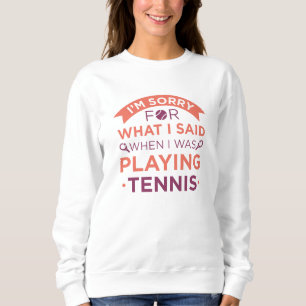 Camiseta Quando Eu Estava Jogando Tênis