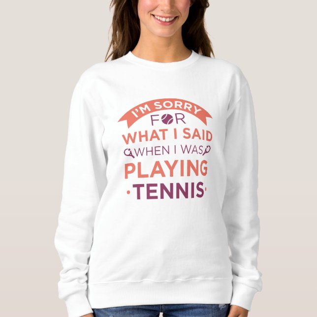 Camiseta Quando Eu Estava Jogando Tênis (Frente)
