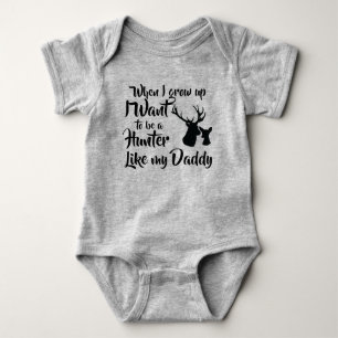 Camiseta Quando eu me cresço acima queira ser um caçador