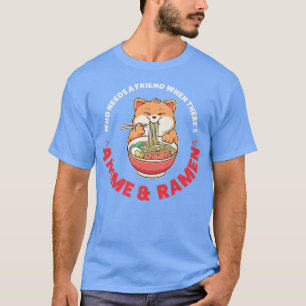 Camiseta Quando há Anime & Ramen Anime 3004