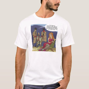 Camiseta Quando Homens Invadem Engraçado