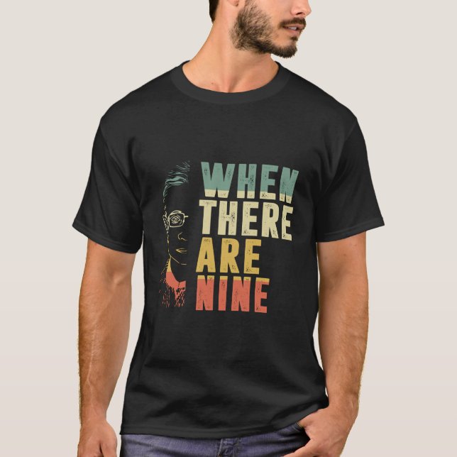 Camiseta Quando houver nove RBG (Frente)