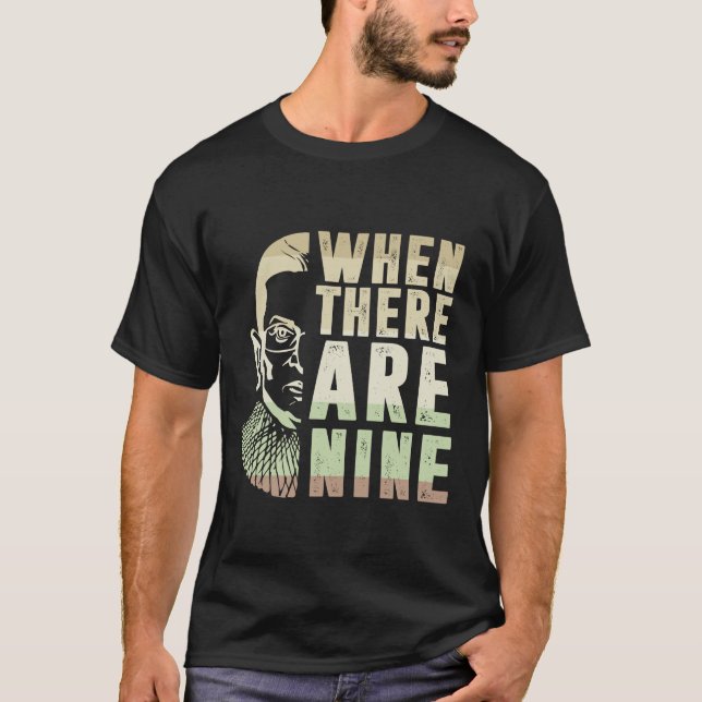 Camiseta Quando houver nove RBG (Frente)
