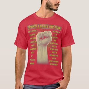 Camiseta Quando Levanto A Minha Primeira Junta História Neg