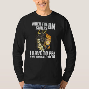 Camiseta Quando O Dm Sorri Fantasia Tabletop Jogos Rpg Dive