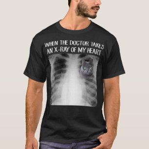 Camiseta Quando O Doutor Faz Raio-X Do Meu Coração Um Russo