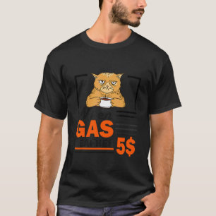 Camiseta Quando O Gás Atinge 5 Gás Gato Fresco 3