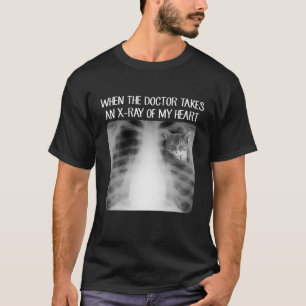 Camiseta Quando O Médico Toma Raio X Do Meu Coração Engr
