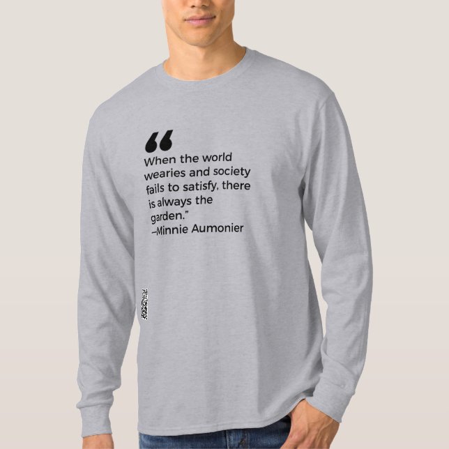 Camiseta Quando o mundo se cansa (Frente)