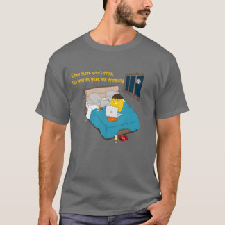 Camiseta Quando o sono não vem, os filmes me fazem companhi