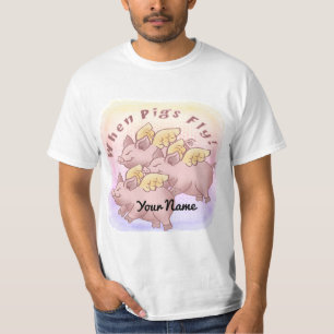 Camiseta Quando os Porcos Voarem