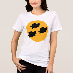 Camiseta QUANDO OS SUÍNOS VOAM PELA LUA de Sandra Boynton