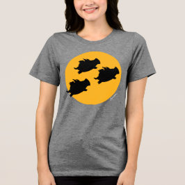 Camiseta QUANDO OS SUÍNOS VOAM PELA LUA de Sandra Boynton