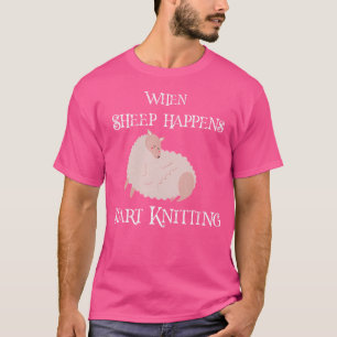 Camiseta Quando Ovelhas Começam A Cortar Engraçados Dizendo