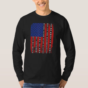 Camiseta Quando Pensamos Na Liberdade Patriótica 4 de julho