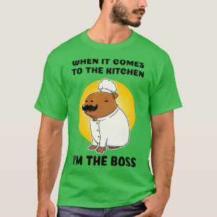 Camiseta Quando se trata da cozinha sou o chefe Capybara