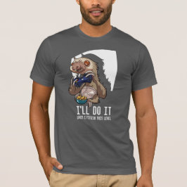Camiseta Quando Terminar Este Cartoon De Lama De Jogador De