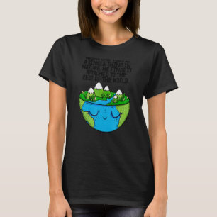 Camiseta Quando Uma Pessoa Enfrenta O Ambiente Das Mulheres