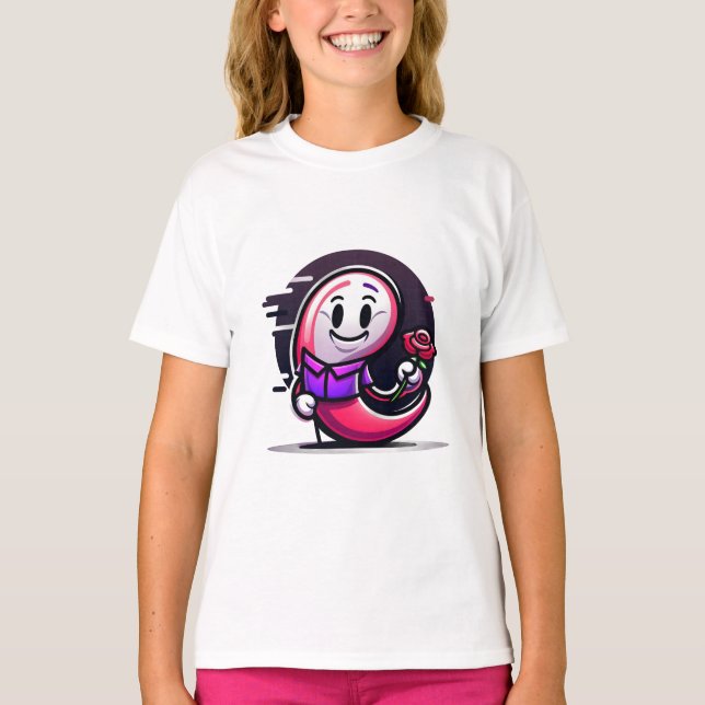 Camiseta "Quando você está tentando ser suave". (Frente)