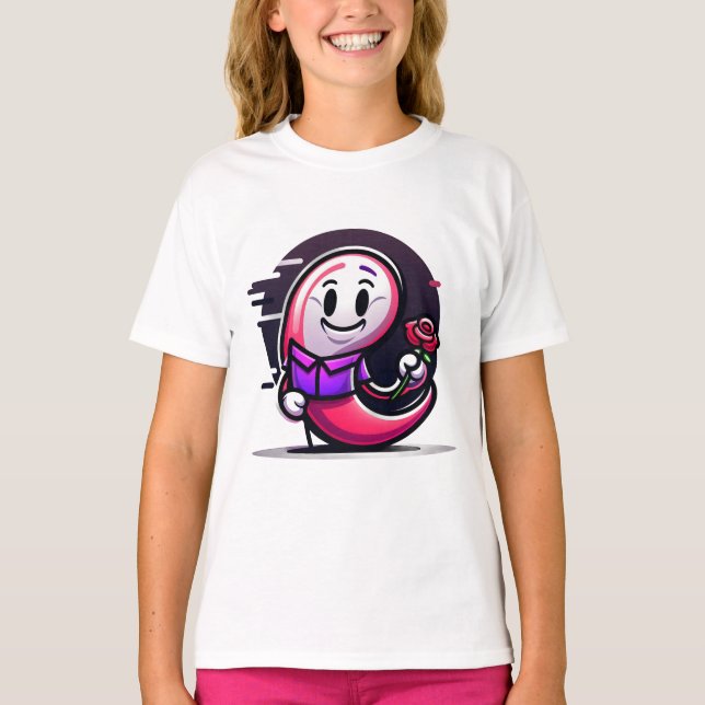 Camiseta "Quando você está tentando ser suave". (Frente)