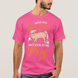 Camiseta Quando você lê isso, não olhe para o meu prêmio de