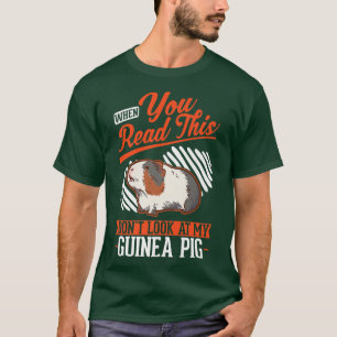 Camiseta Quando você lê isto Não olhe para a minha pintura 