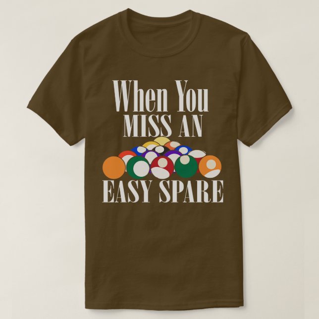 Camiseta Quando Você Perde Uma Boliche De Poupança (Frente do Design)