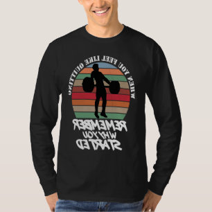 Camiseta Quando Você Se Sente Como Desistir Espelho de Giná