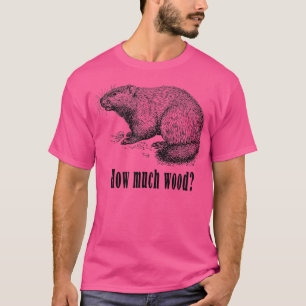 Camiseta Quanta Piada De Madeira Lançada Engraçado 