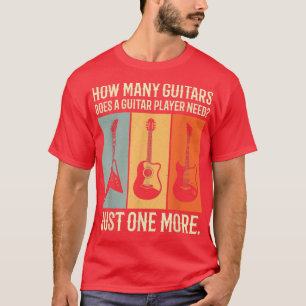 Camiseta quantas guitarras precisa de um guitarrista