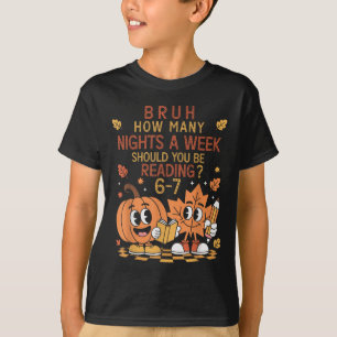 Camiseta Quantas Noites Por Semana Você Deve Estar Lendo 67