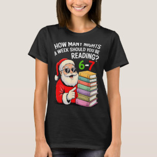 Camiseta Quantas Noites Por Semana Você Deve Ler 67 Ch