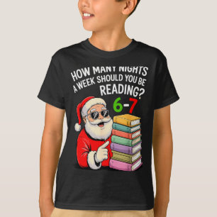 Camiseta Quantas Noites Por Semana Você Deve Ler 67 Ch