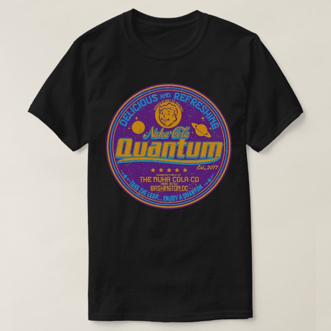 Camiseta Quântica (Frente do Design)
