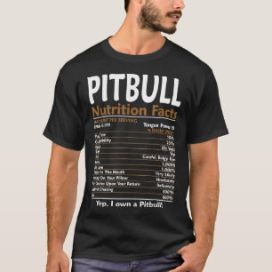 Camiseta Quantidade de Fatos Nutricionais em Pitbull por Se