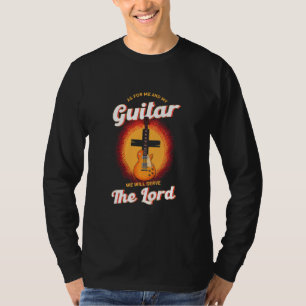 Camiseta Quanto a Mim e Meu Violão Nós Serviremos ao Senhor