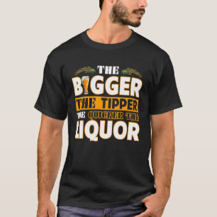 Camiseta Quanto Maior A Dica Mais Rápida É A Cerveja De Lic
