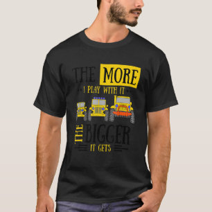 Camiseta Quanto Mais Brinco Com Ele, Maior É O Computador