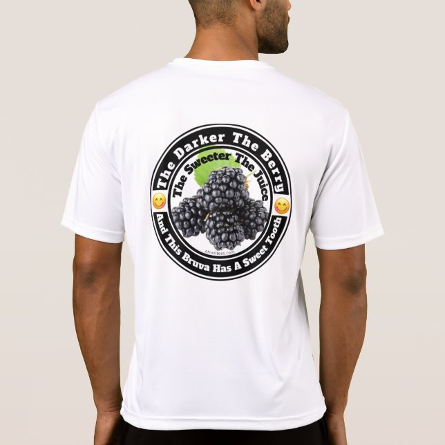 Camiseta Quanto Mais Escuro, Mais Doce O Sumo (Verso)