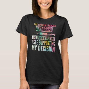 Camiseta Quanto Mais Longo Eu Ficar Desanimado, Mais Evidên