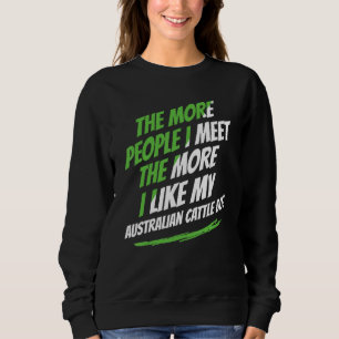 Camiseta Quanto Mais Pessoas Eu Conheço Cachorro Boiadeiro 