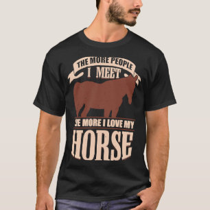 Camiseta Quanto Mais Pessoas Eu Encontro Mais Eu Amo Meu Ca