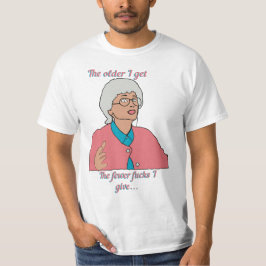 Camiseta Quanto mais velho eu fico