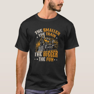 Camiseta Quanto Menor O Comboio Maior É O Modelo Divertido 