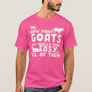 Camiseta Quantos Caprinos Eu Realmente Preciso De Caprinos
