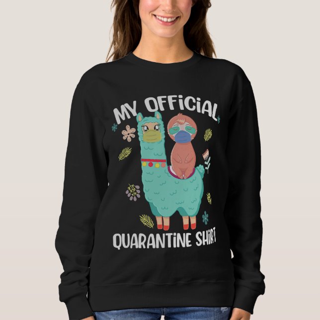 Camiseta Quarantine de Natal Pajama Sloth (Frente)