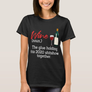 Camiseta Quarantine Wine Funny Christmas Pajama For Family