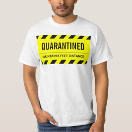 Camiseta Quarentena de Auto Isolamento do Coronavírus
