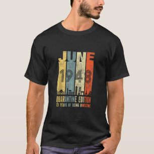 Camiseta Quarentena junho 1948 73rd Birthday Vintage